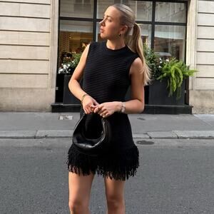 RARE!!! ZARA Fitted Mini Dress NWT